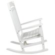 Flash Furniture Winston All-Weather Patio Rocking Chair in White (Set of 2)