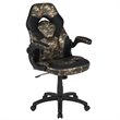 Flash Furniture Gaming Desk and Racing Swivel Chair Set in Black and Camouflage