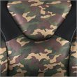 Flash Furniture Gaming Desk and Racing Swivel Chair Set in Black and Camouflage