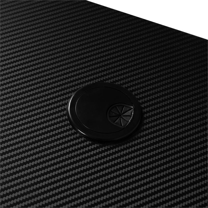 Flash Furniture Gaming Desk and Racing Swivel Chair Set in Black and Orange