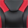 Flash Furniture Gaming Desk and Racing Swivel Chair Set in Black and Red