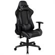 Flash Furniture Gaming Desk and Racing Reclining Chair Set in Red and Gray