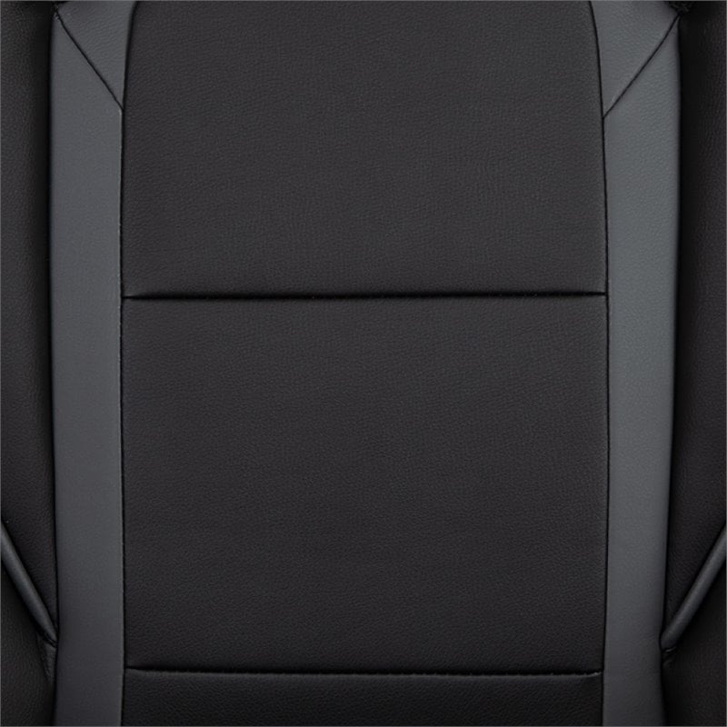 Flash Furniture Gaming Desk and Racing Reclining Chair Set in Black