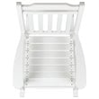 Flash Furniture Winston All-Weather Poly Resin Rocking Chair in White