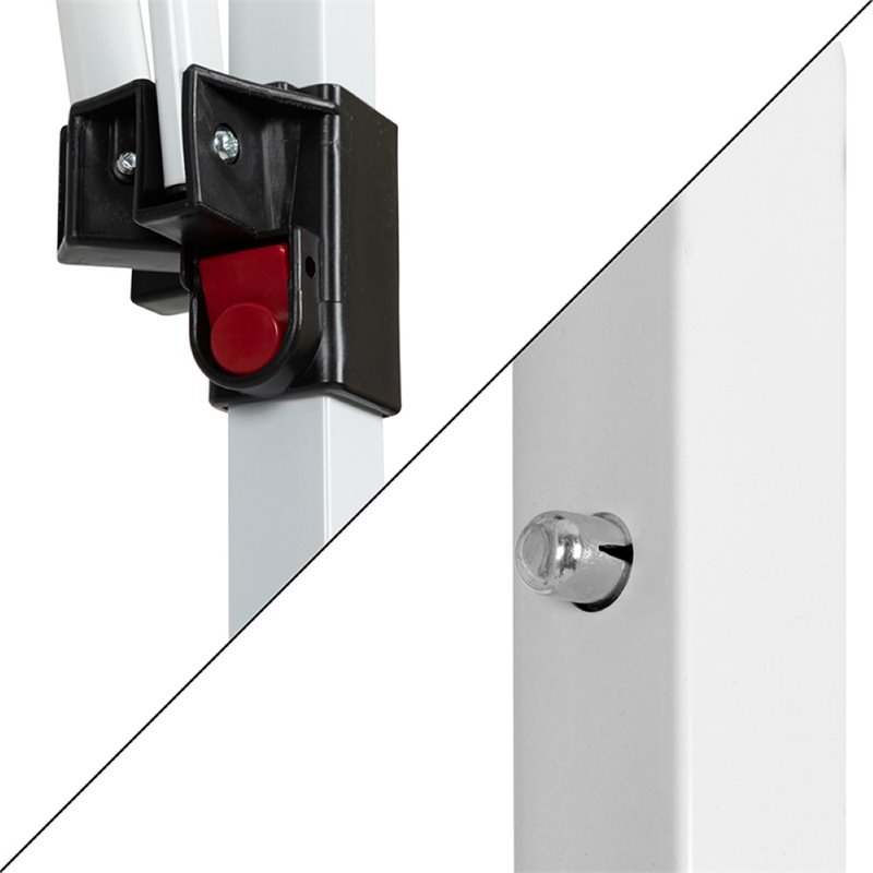 Flash Furniture 10' Square Outdoor Pop Up Canopy Tent with Sandbags in Blue