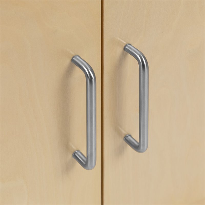 Flash Furniture Classic Wooden Play Kitchen Sink Cabinet in Natural