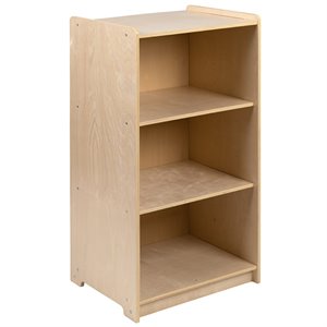 flash furniture wooden school classroom bookcase in natural