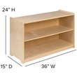 Flash Furniture 2 Shelf 24