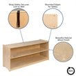 Flash Furniture 2 Shelf 24