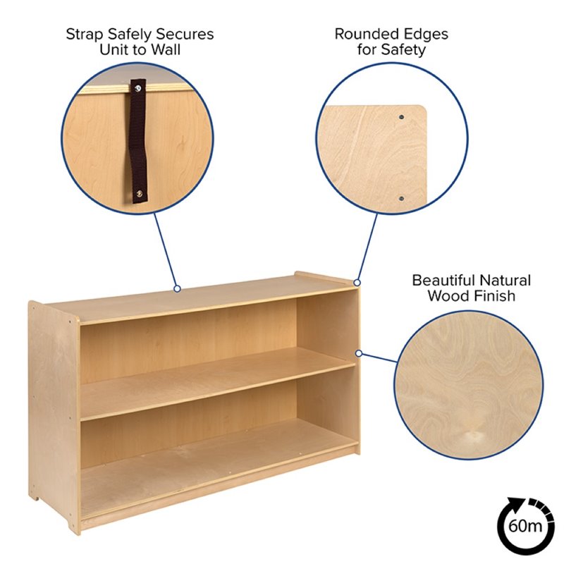 Flash Furniture 2 Shelf 30