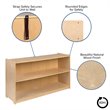 Flash Furniture 2 Shelf 30