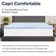 Flash Furniture Capri Comfortable Sleep 2 inch Cooling Gel Mattress Topper -Full