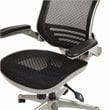 Flash Furniture Mid-Back Mesh Office Swivel Chair in Black and Graphite