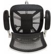 Flash Furniture Mid-Back Mesh Office Swivel Chair in Black and Graphite