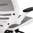 Flash Furniture Mesh Drafting Chair in Gray and White