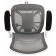 Flash Furniture Mesh Drafting Chair in Gray and White