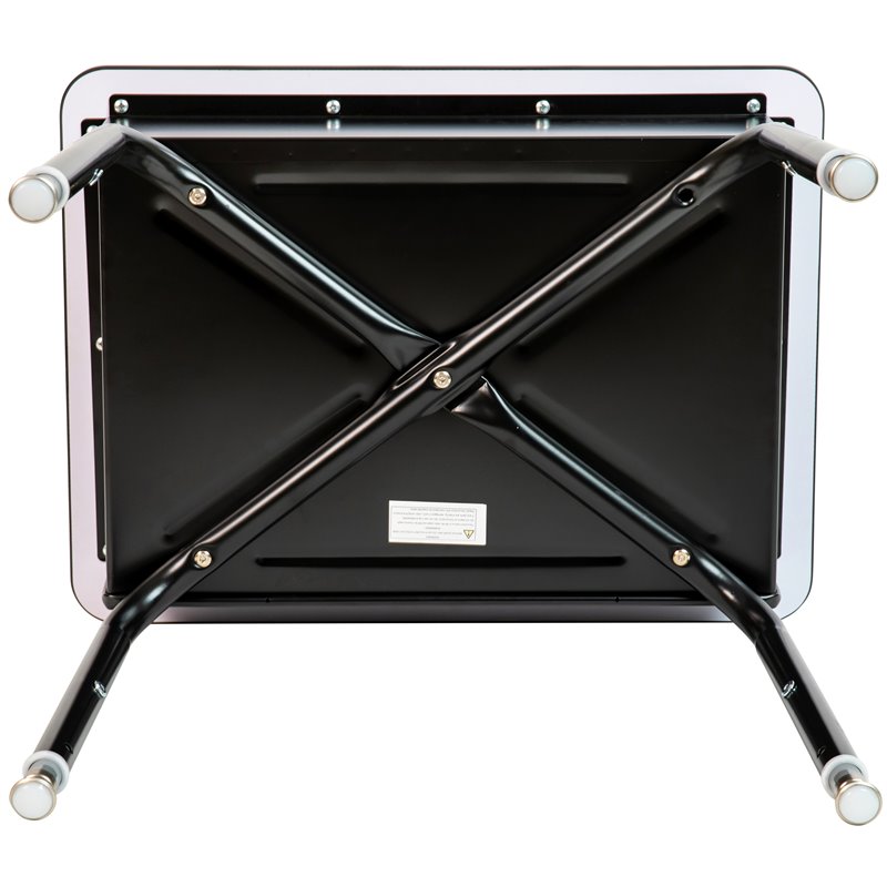 Flash Furniture Open Front Laminate Top Classroom Desk in Gray