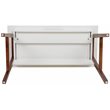 Flash Furniture Wooden Computer Desk in White and Walnut