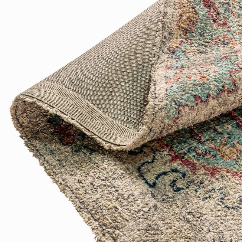 Flash Furniture 5' x 7' Multicolored Polyester Area Rug
