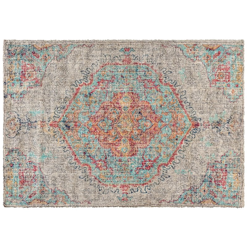 Flash Furniture 5' x 7' Multicolored Polyester Area Rug