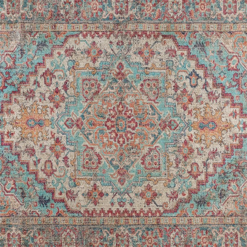 Flash Furniture 8' x 10' Multicolored Polyester Area Rug
