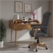 Flash Furniture Fabric Executive Swivel Office Chair in Gray/Driftwood
