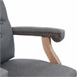 Flash Furniture Fabric Executive Swivel Office Chair in Gray/Driftwood