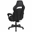 Flash Furniture X40 LeatherSoft Gaming Chair with Recline Back/Arms in Black