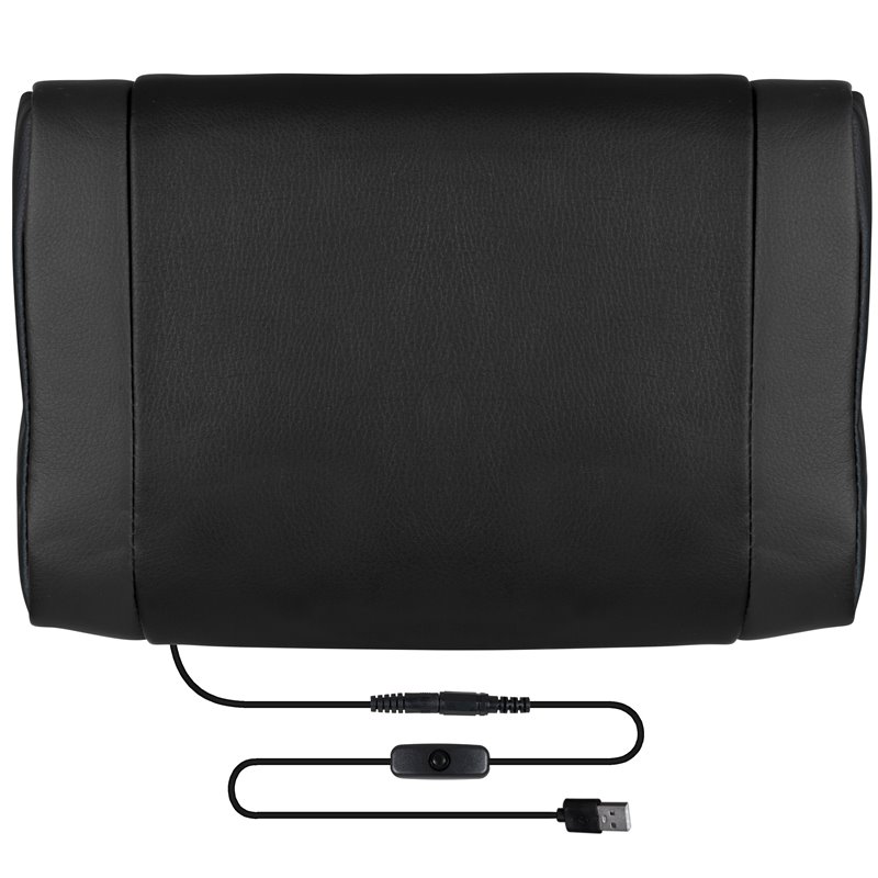 Flash Furniture X40 LeatherSoft Gaming Chair with Recline Back/Arms in Black