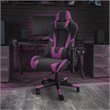 Flash Furniture X20 LeatherSoft Racing Gaming Ergonomic Chair in Purple
