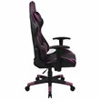 Flash Furniture X20 LeatherSoft Racing Gaming Ergonomic Chair in Purple