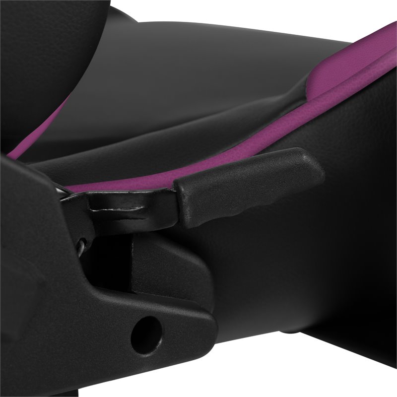 Flash Furniture X20 LeatherSoft Racing Gaming Ergonomic Chair in Purple