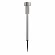 Flash Furniture Stainless Steel LED Landscaping Lights in Gray (Set of 12)