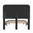 Flash Furniture Addison Fabric Full Platform Bed with Headboard in Gray