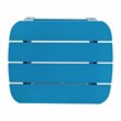 Flash Furniture Charlestown All-Weather Resin Adirondack Side Table in Blue