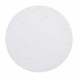 Flash Furniture Hampstead Metal & Laminate Coffee Table in White Marble/Gold