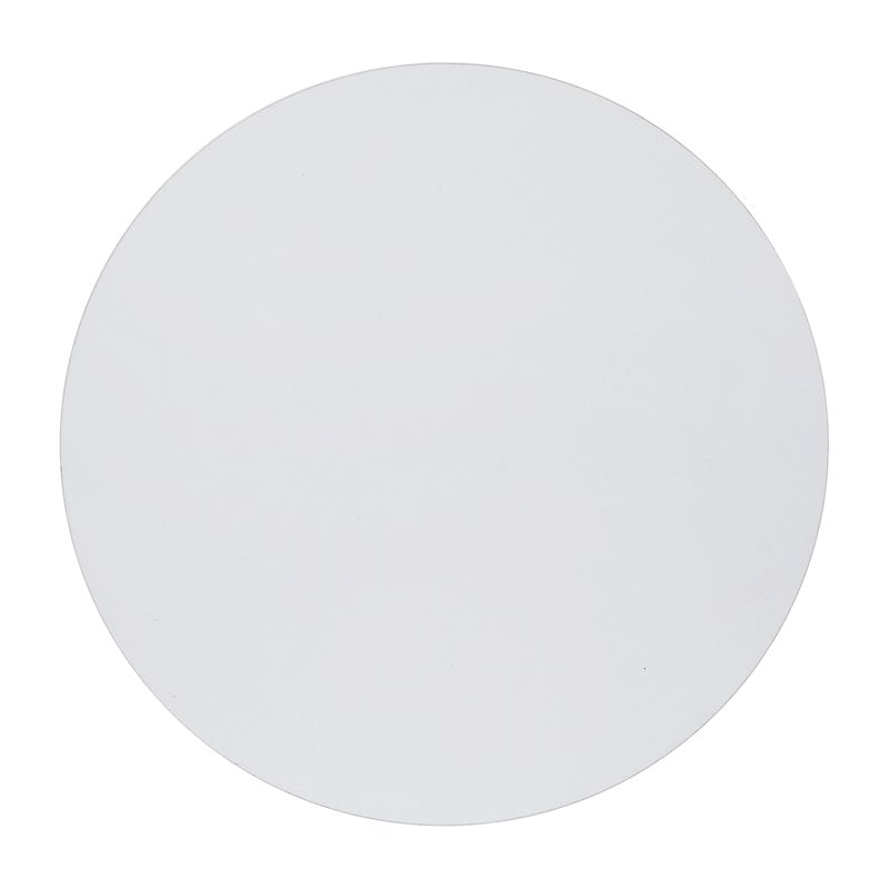 Flash Furniture Hampstead Metal and Laminate End Table in White/Matte Black