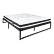 Flash Furniture Metal Queen Bed Frame and 12