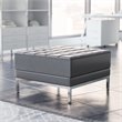 Flash Furniture HERCULES Imagination Series Gray Leathersoft Ottoman