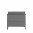 Flash Furniture Hercules Regal LeatherSoft Loveseat with Encasing Frame in Gray
