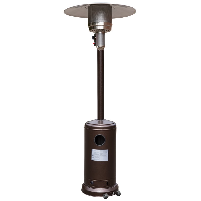 Flash Furniture 40000 BTU's Metal Round Outdoor Patio Heater in Bronze