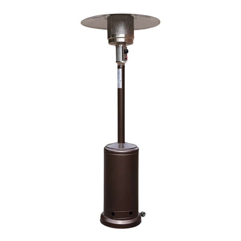 Flash Furniture 40000 BTU's Metal Round Outdoor Patio Heater in Bronze