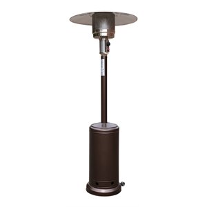 flash furniture 40000 btu's metal round outdoor patio heater in bronze