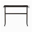 Flash Furniture Engineered Wood and Steel Gaming Ergonomic Desk in Black
