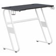 Flash Furniture Engineered Wood and Steel Gaming Ergonomic Desk in White