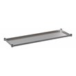 Flash Furniture Metal Galvanized Work Table Shelf for 24 x 60 Table in Gray