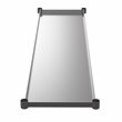 Flash Furniture Metal Galvanized Work Table Shelf for 30 x 72 Table in Gray