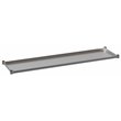 Flash Furniture Metal Galvanized Work Table Shelf for 30 x 72 Table in Gray