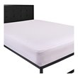 Flash Furniture Waterproof Cotton Queen Size Mattress Protector in White