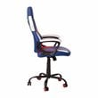 Flash Furniture LeatherSoft Ergonomic Designer Computer Gaming Chair in Blue/Red